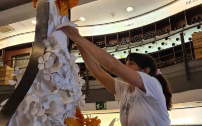 Las hortensias de papel de Pazo de Barrantes